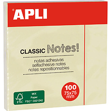 Бумага для заметок на клейкой основе "Classic notes"