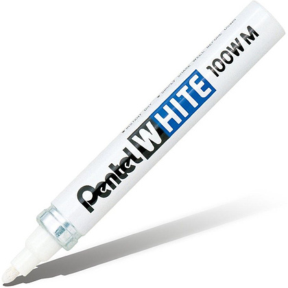 Маркер перманентний "X 100W-M", белый