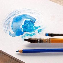 Блок-склейка "Paint'On" Grain, А4, 250 г/м2, 20 листов