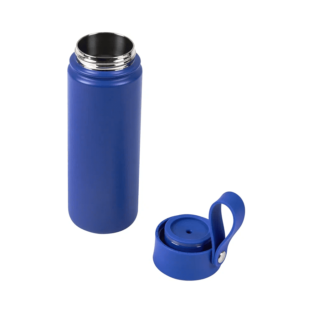 Кружка термическая "01079A", металл, 500 мл, темно-синий - 2