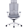 Кресло для руководителя SitZone E-303-001A-P1-WH, сетка, пластик, серый, -30% - 2