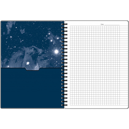 Тетрадь "Space Galaxy", А4, 120 листов, клетка, ассорти - 6