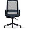 Кресло для руководителя BESTUHL "S30", сетка, ткань, пластик, черный - 5