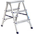 Лестница-стремянка Алюмет AD7203, алюминиевая, двухсторонняя