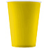 Стакан картонный 300 мл, 1сл., 50шт/упак, желтый