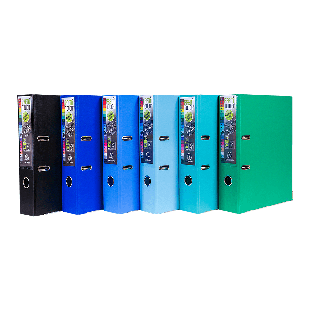 Папка-регистратор "Exacompta", A4, 50 мм, ПВХ, желтый - 6