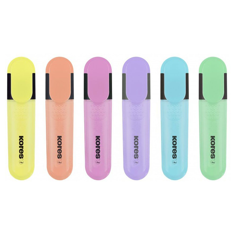 Набор маркеров текстовых "Bright Liner Pastel", 6 шт, ассорти - 2