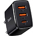 Сетевое зарядное устройство Baseus "CCXJ-E01 (CCCP30UE)" Compact Quick Charger 2U+C 30W, черный