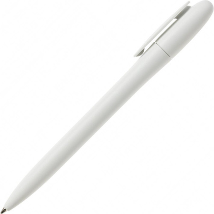 Ручка шариковая автоматическая "Bay MATT", 1.0 мм, белый, стерж. синий