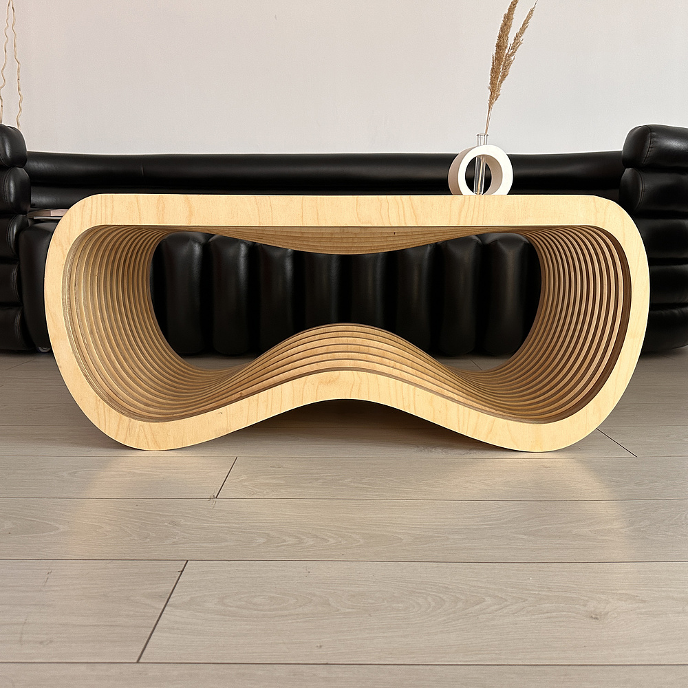 Журнальный столик Karlinwood EIGHT 1040x525x450 мм, фанера натуральная  - 7