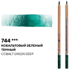 Карандаш акварельный "Белые ночи", 744, кобальтовый зеленый темный - 2