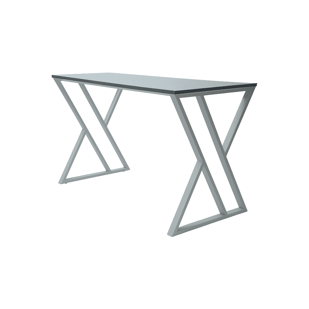 Стол письменный ALLERD GEON, белый муар, Металл Бруклин