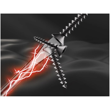 Набор отверток Deli HS HT1004, 4 шт. (PH1х100,PH2х150,SL5х100, SL6х150), Soft Touch, черный - 7