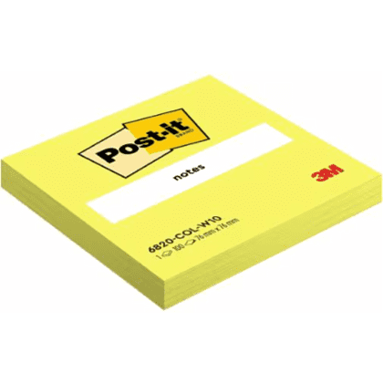Бумага для заметок "Post-it", 76х76 мм, 100 листов, ассорти