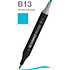Маркер перманентный двусторонний "Sketchmarker Brush", B13 прозрачная вода