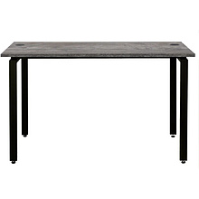 Стол письменный Millwood Лофт Сиэтл (ДТ-5), 1300х700 мм, сосна пасадена, черный