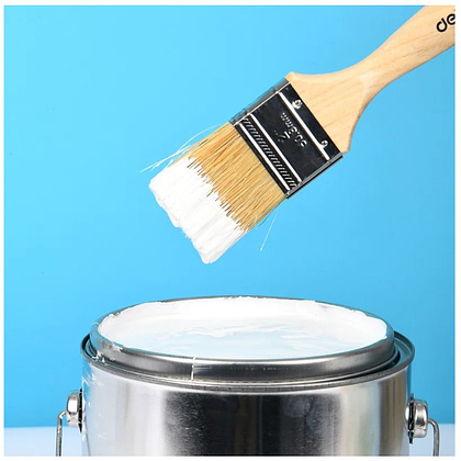 Кисть малярная плоская Deli YS EDL509122, 2"-50 мм, деревянная рукоятка, искусственная щетина - 4