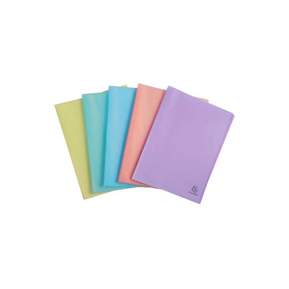 Папка c файлами "Chromaline Pastel", 40 карманов, ассорти