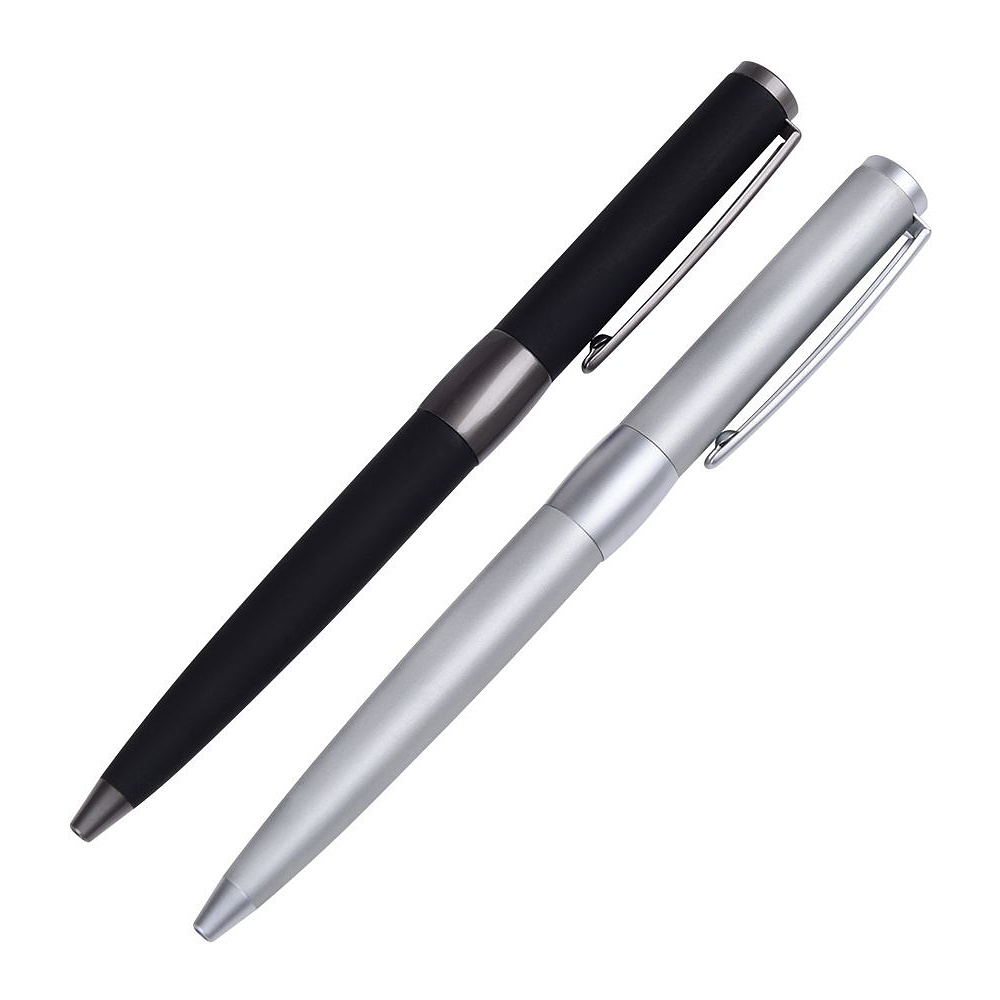 Ручка шариковая автоматическая "Senator Image Black Line", 1.0 мм, черный, стерж. синий - 2