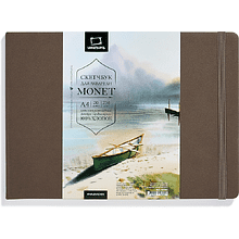 Скетчбук для акварели "Малевичъ Monet", А4, кофейный