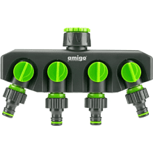 Разделитель потоков "Amigo Grande 79817", 3/4-1", четырехканальный