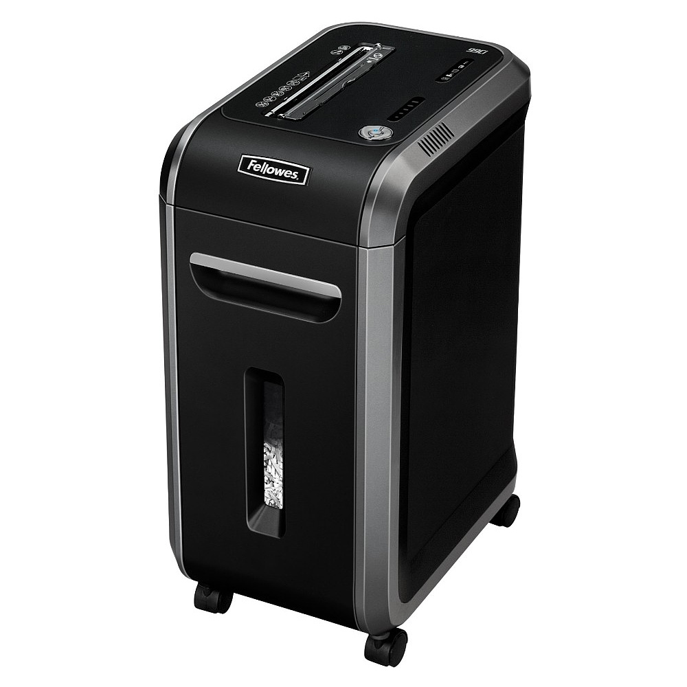 Уничтожитель Fellowes PowerShred 99Ci, DIN P-4, 4х38 мм, 18 листов, 34 литра, 100% Jam Proof, SafeSense - 2