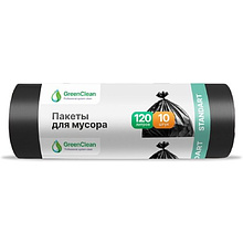 Мешки для мусора GreenClean Standart,120 л
