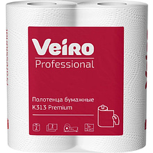 Полотенца бумажные Veiro Professional Premium, в рулонах, 2 рулона, 15 м, 2 слоя