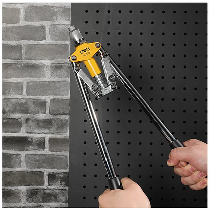 Заклепочник двуручный Deli YS EDL2320, 420 см, 2.4-4.8 мм - 3