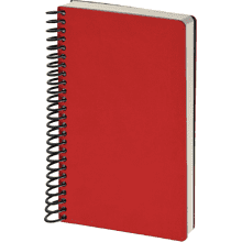Ежедневник недатированный "Agenda", А5, на спирали, красный