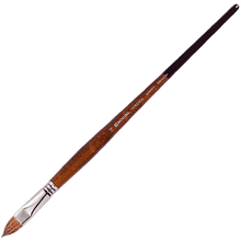 Кисть "Escoda Versatil Brush L/H", синтетика, темно-коричневый, плоская, №16