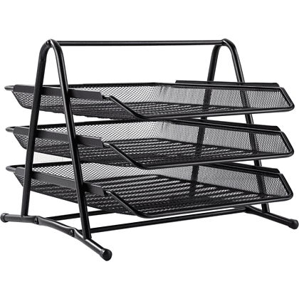 Модуль горизонтальный "Deli" на 3 лотка, черная сетка - 3