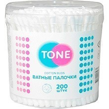 Ватные палочки TONE 200 шт/уп