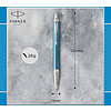 Ручка шариковая автоматическая Parker "IM Premium Blue Grey CT", 1.0 мм, синий, серый, стерж. синий - 3