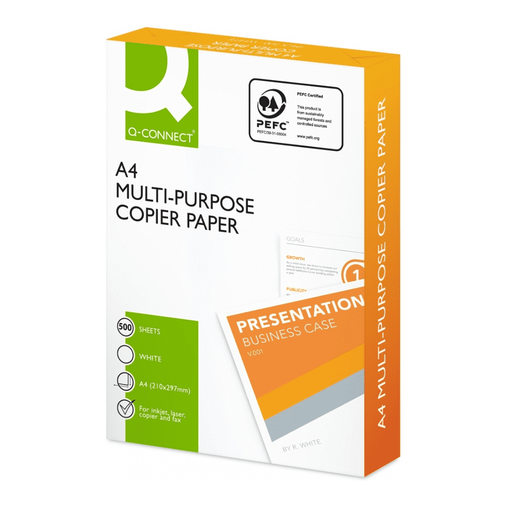 Бумага "Q-Connect", A4, 500 листов, 75 г/м2 