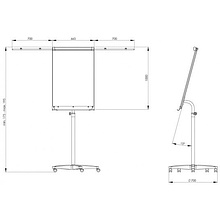 Флипчарт 2x3 "Mobilchart Pro" (TF02), 70x100 см