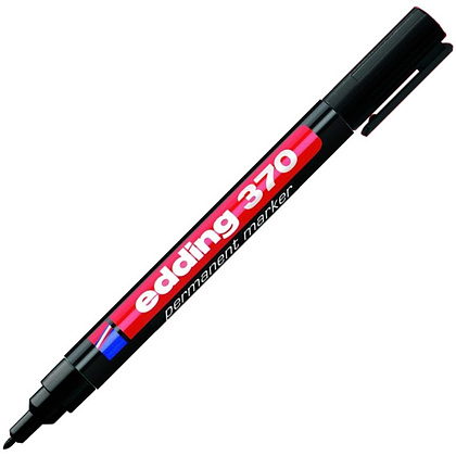 Маркер перманентный Edding "370", черный