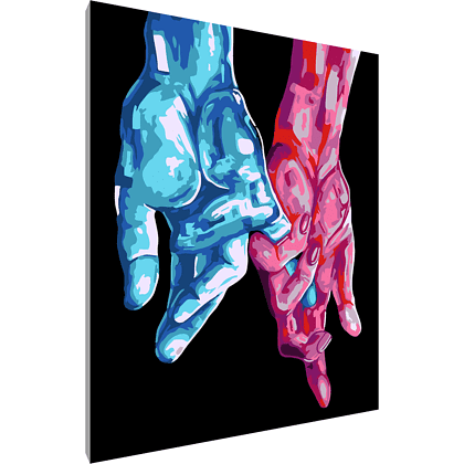 Картина по номерам "Руки"