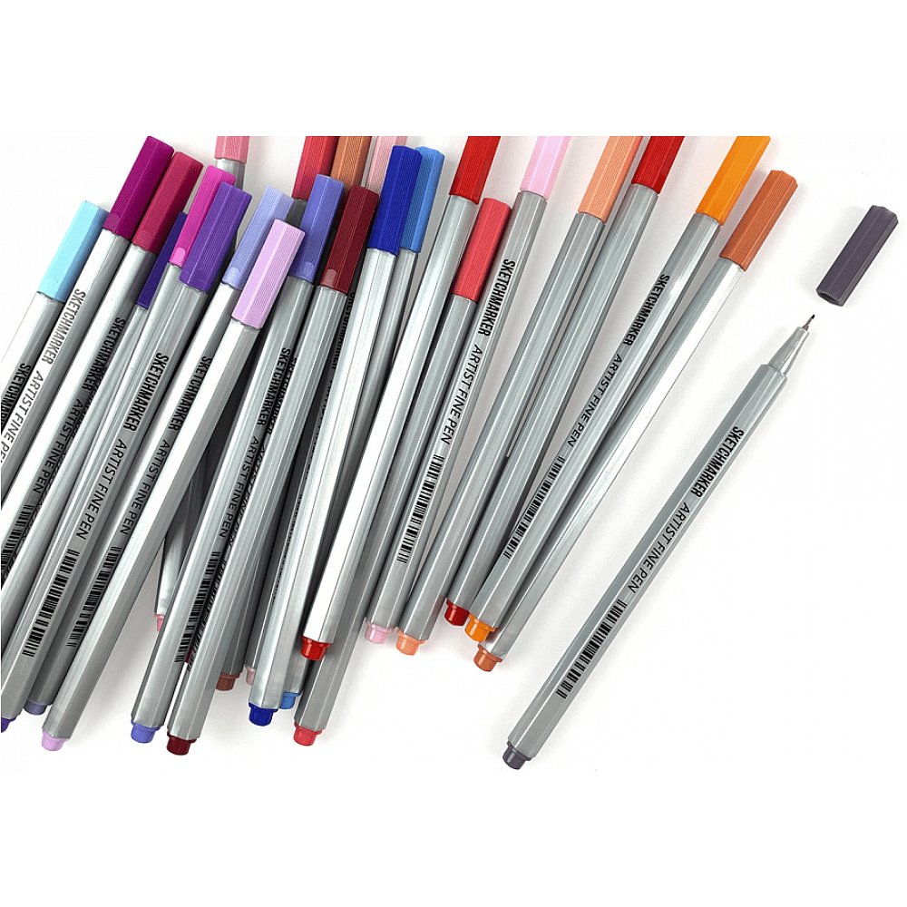 Ручка капиллярная "Sketchmarker", 0.4 мм, манго - 5