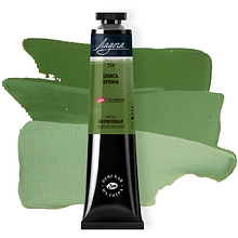 Краски акриловые "Ладога", 704 окись хрома, 46 мл., туба