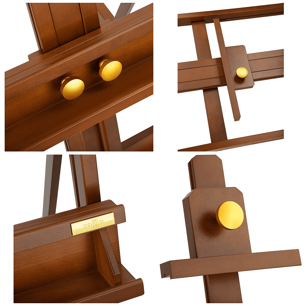 Мольберт-станок "Старый мастер", красный бук, 230 см, холст до 194 см - 7