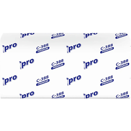 Полотенца бумажные PROtissue, V - сложение, 180 листов, 3 слоя, 100% целлюлоза - 6