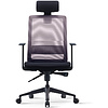 Кресло для руководителя "BESTUHL S30", ткань, сетка, пластик, черный - 2