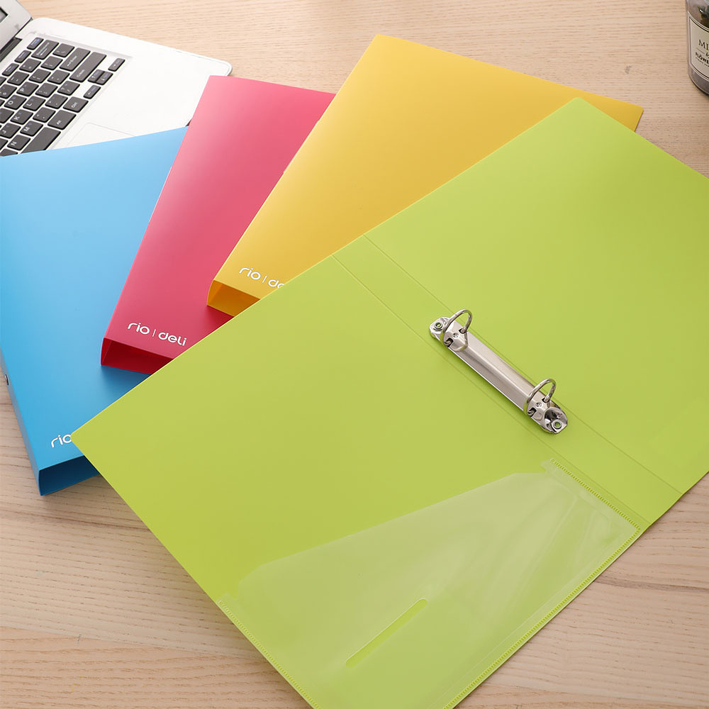 Папка на кольцах "Rio Deli", 2 кольца, ассорти - 2