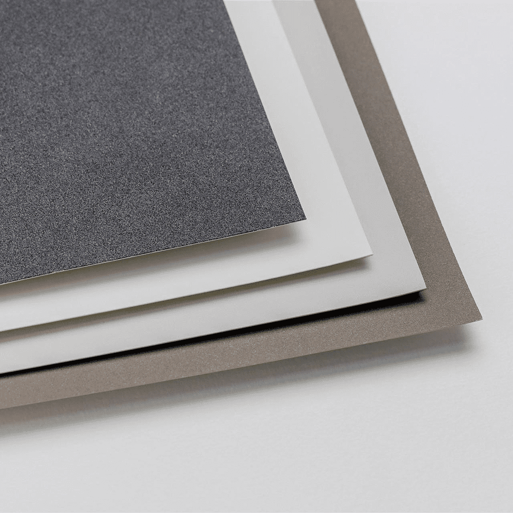 Блок бумаги для пастели "PastelGrain" 4 оттенка, 18х24см, 360 г, 12 листов, №1 - 2