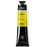 Краски акриловые Ладога, 214 желтый лимонный, 46 мл, туба