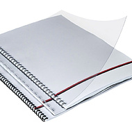 Обложка для переплета YesЛи, A4, пластик, 200 мкм, 100 шт, прозрачный