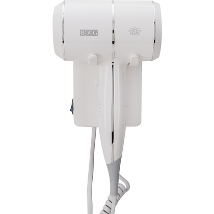 Фен настенный BXG-1600Н1, ABS-пластик, белый - 3