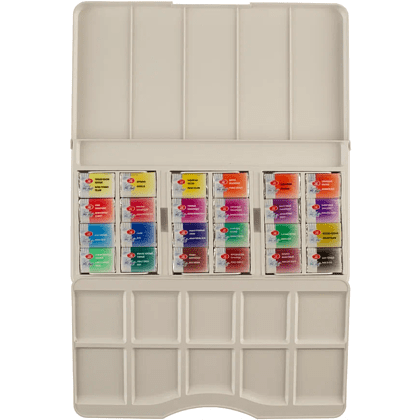 Краски акварельные "Белые ночи новейшая история", 24 цвета, кюветы - 5