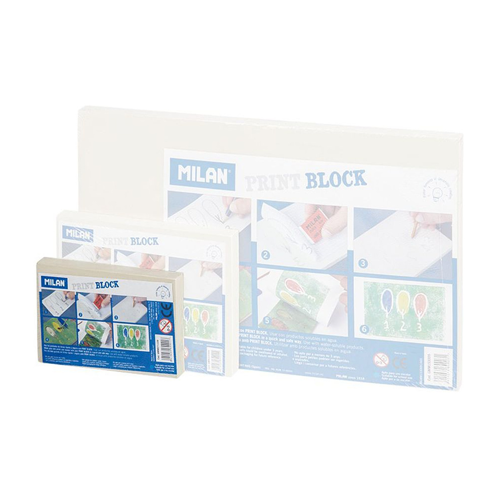 Блок для линогравюры "Milan", 7,2x11,5 см, резина - 2